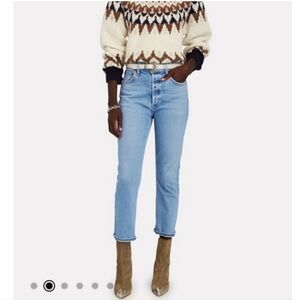 AGOLDE Riley High-Rise Cropped Jeans 27